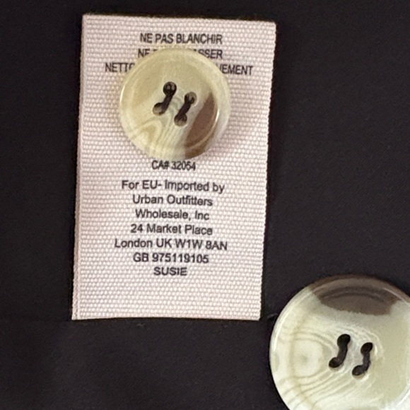 Free people X Saylor Susie Plaid Blazer Grey Check Size Small - Picture 12 of 13